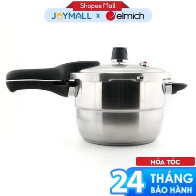 Nồi áp suất inox 304 Elmich EL-3369 4L EL-3371 5.5L, Hàng chính hãng, 3 van bảo vệ - JoyMall