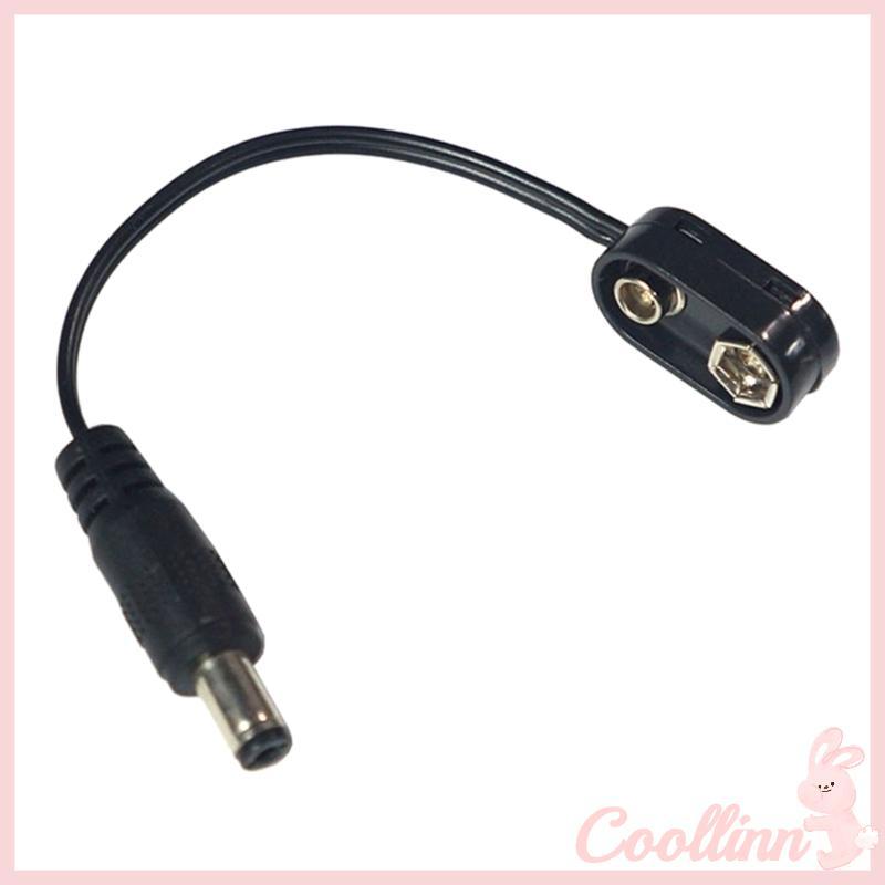 COO 9V Kẹp Chuyển Đổi Cáp Nguồn Chụp Kết Nối Bàn Đạp Hiệu Ứng Nam Cáp 9Volt Nguồn Điện Cáp Đàn Guita