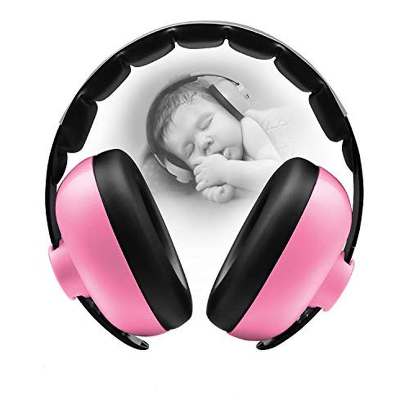 BBTKCARE Baby Headphones Noise Cancelling Headphones for Babies for 3 Months to 3 Years (Pink)