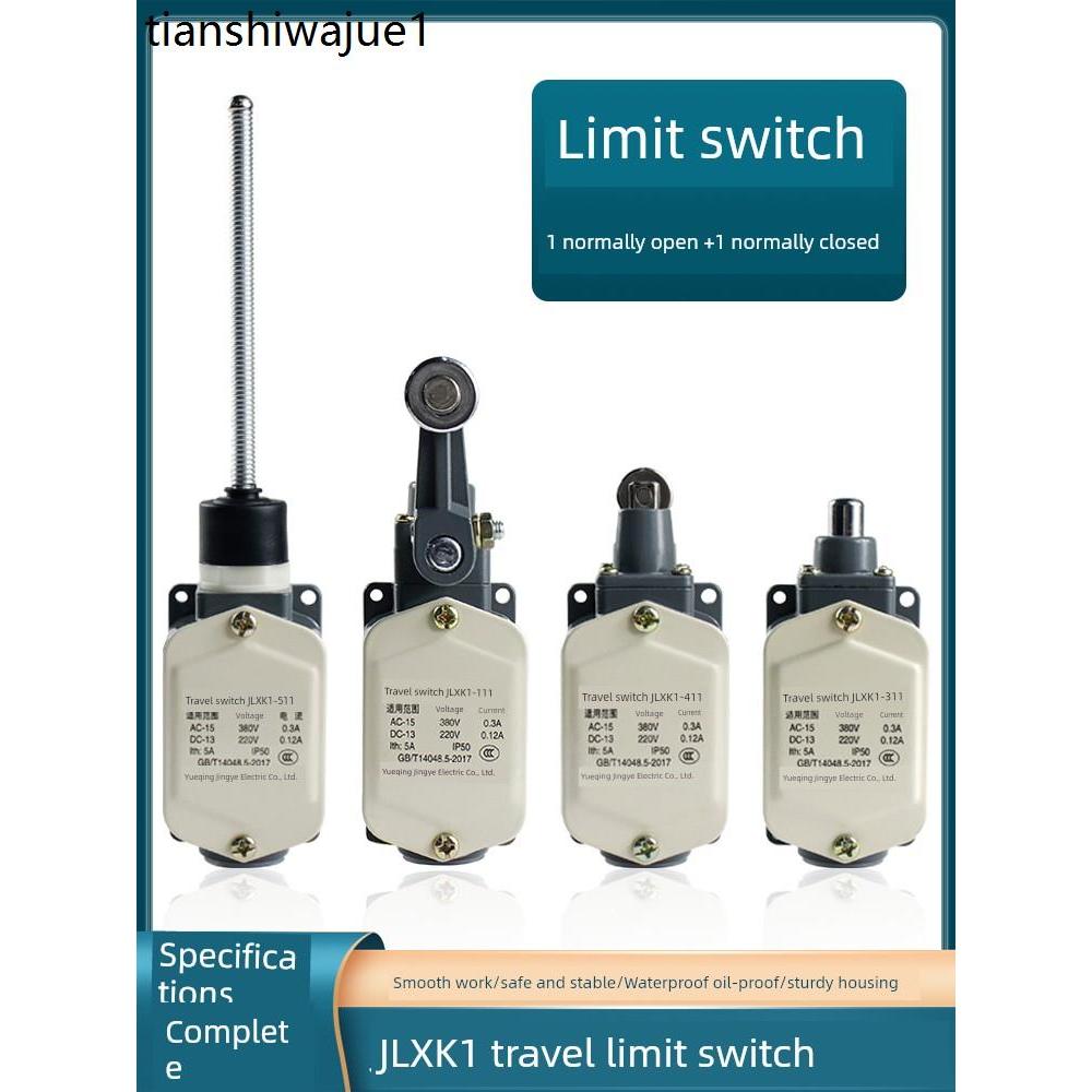 Công tắc du lịch JLXK1-111 JLXK1-411 Công tắc giới hạn vỏ nhôm 311 có ren Micro-Drive 511 Limiter