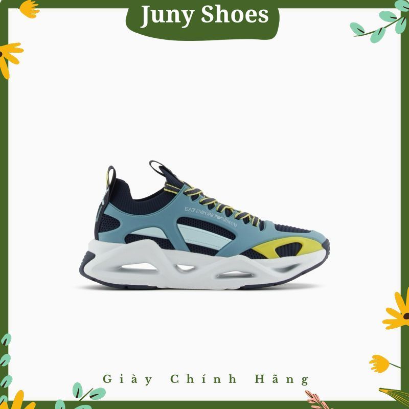 Giày Sneaker EA7 Emporio Armani Nam Chính Hãng - Đế Dày Cá Tính, Êm Chân, Dễ Phối Đồ