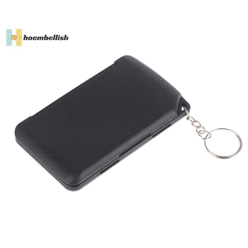 < Hoembellish > Crystal Clear Keys Palm Clamshell Calculator Nhà thơ Máy tính học sinh Mini cầm tay 