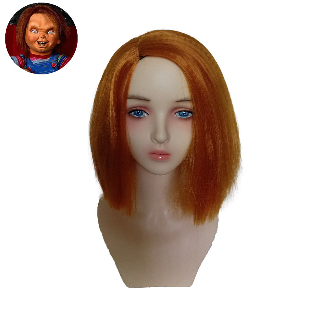 Halloween CHUCKY CHUCKY Phục Sinh CHUCKY Mùa Thứ Hai cos Tóc Giả cosplay Một Phần Tóc Ngắn