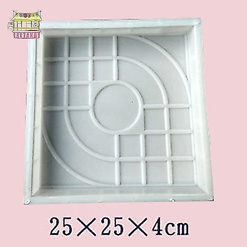 [Fstyzx] Path Maker DIY Paving Mold Bri Đá bê tông Khuôn vuông cho tấm Sân vườn Bãi cỏ Pavement Pave
