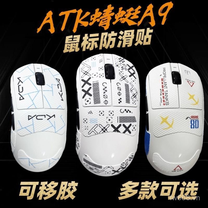 Nhãn dán chống trượt chuột ATK Dragonfly A9 áp dụng phổ biến A9SE / A9 Plus / A9 PRO MAX Nhãn dán ch