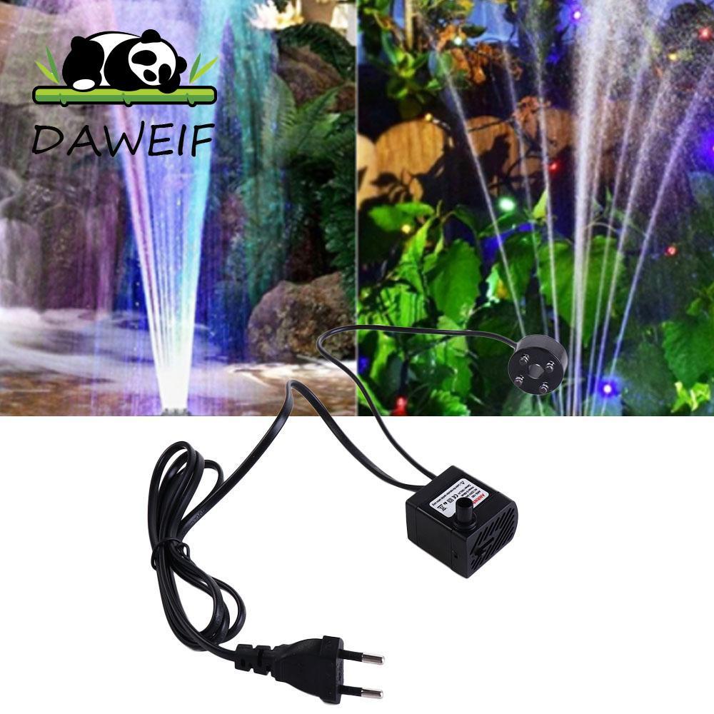 DAWEIF Máy bơm nước bể cá DAWEIF 220V 3W Chu kỳ nước ao cá Máy bơm động cơ Mini Máy bơm nước bể cá m