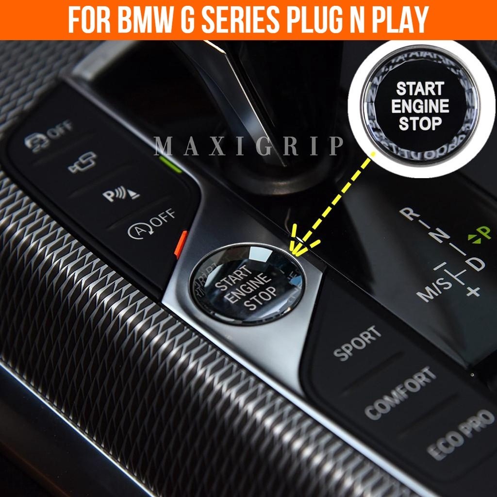 BMW F G Series Pha Lê Đẩy Nút Bắt Đầu Bao Bmw Phụ Kiện Bmw Nội Thất G20 G01 G02 G05 F44 G Series