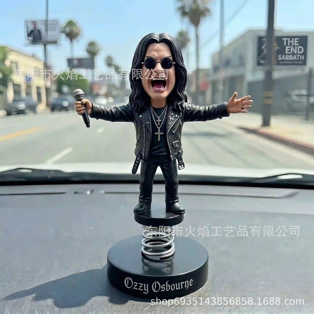 Giá Thấp Spike Ozzy Osbourne Car-Bobblehead Hình Osbourne Car-Bobblehead Hình Quà Lưu Niệm Cho Osbou