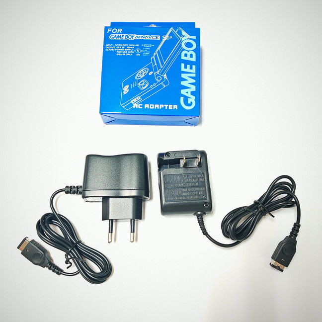 Thích hợp cho Bộ sạc GBA SP NDS GBA SP GAME BOY SP Bộ sạc màu đen [cxQ]