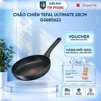 Chảo chiên Tefal Ultimate 28cm (G2680622) - Sản xuất tại Pháp - Bảo hành 2 năm chính hãng