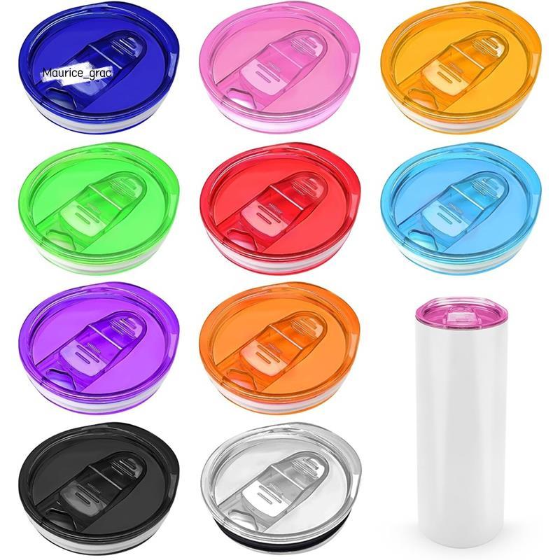 10 Gói 20 Oz Skinny Tumbler Nắp Thay Thế Phù Hợp Cho 20oz Thăng Hoa Tumblers Splash Trượt Bao