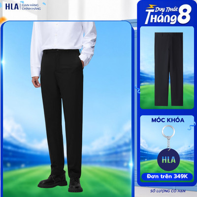 [Mua 2 Giảm 5%] Quần Tây Dành Cho Nam HLA Chất Liệu Cotton Cellulose Cao Cấp - Co Giãn 4 Chiều, Chống Nhăn