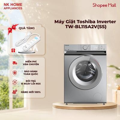 [Shopee - Lắp đặt 0Đ HN HCM] Máy Giặt Toshiba Inverter 10.5Kg TW-BL115A2V(SS) - Giặt Hơi Nước Great Steam | BH 24 tháng