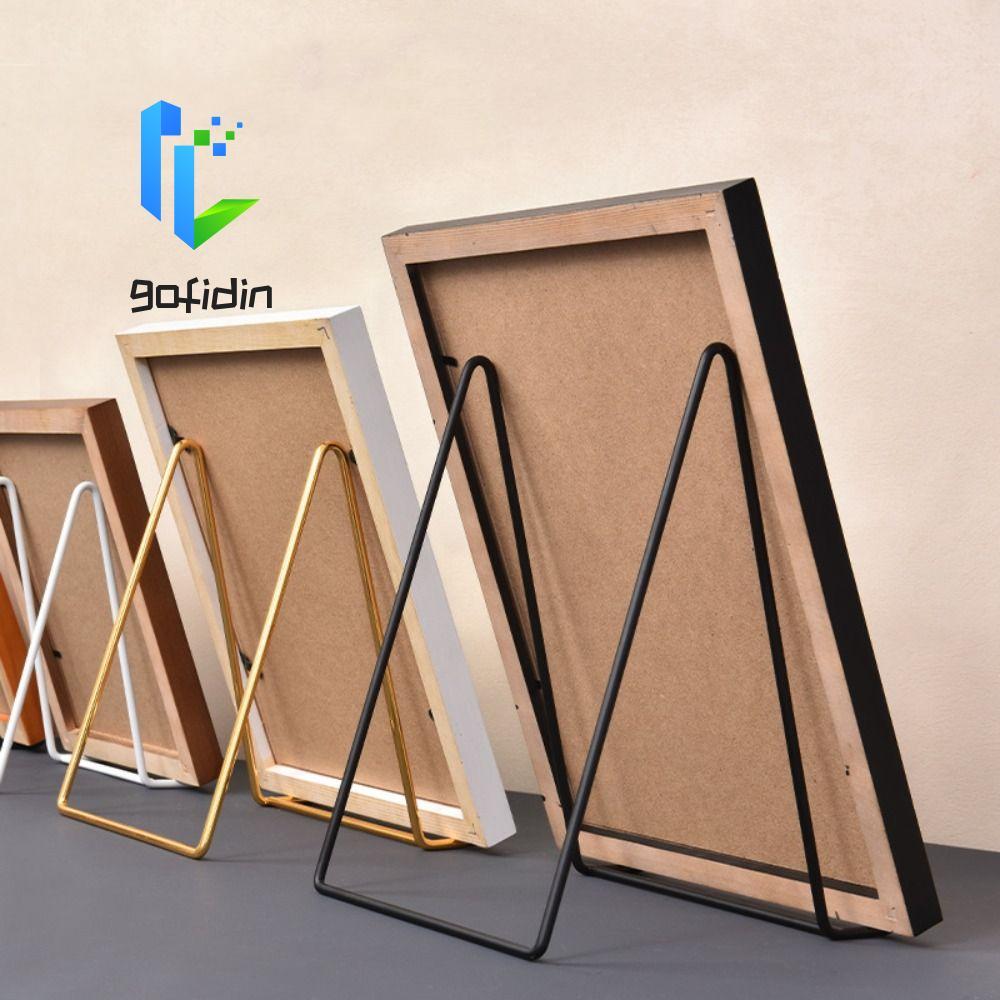 GOFIDIN Iron Magazine Rack, File Picture Book Storage Rack, Bộ sưu tập đơn giản Ảnh Báo trưng bày Gi