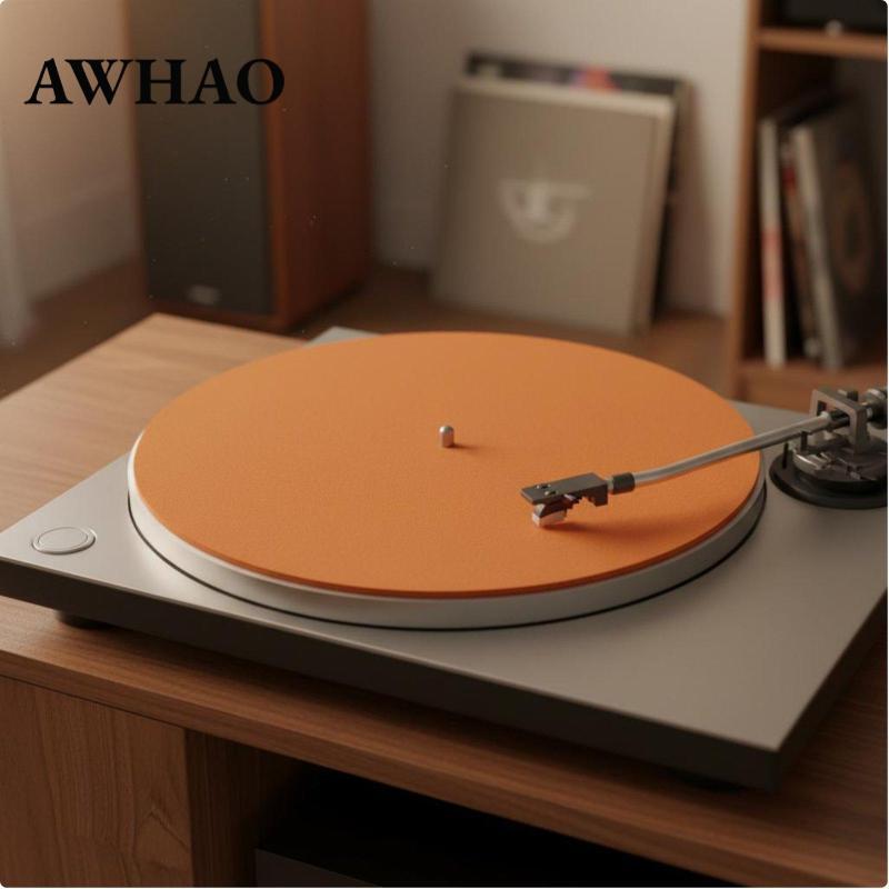 [AWHAO] LP Vinyl Player Thảm rung Giảm chấn Vinyl Player Pad cho nhiều màu
