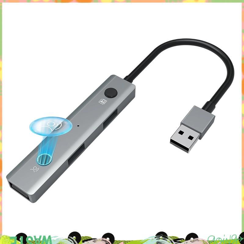 USB 2.0 Hub Multiport Adapter-Voice Transcription & Dịch-AI Voice Tools-Speech sang Text Device Chức