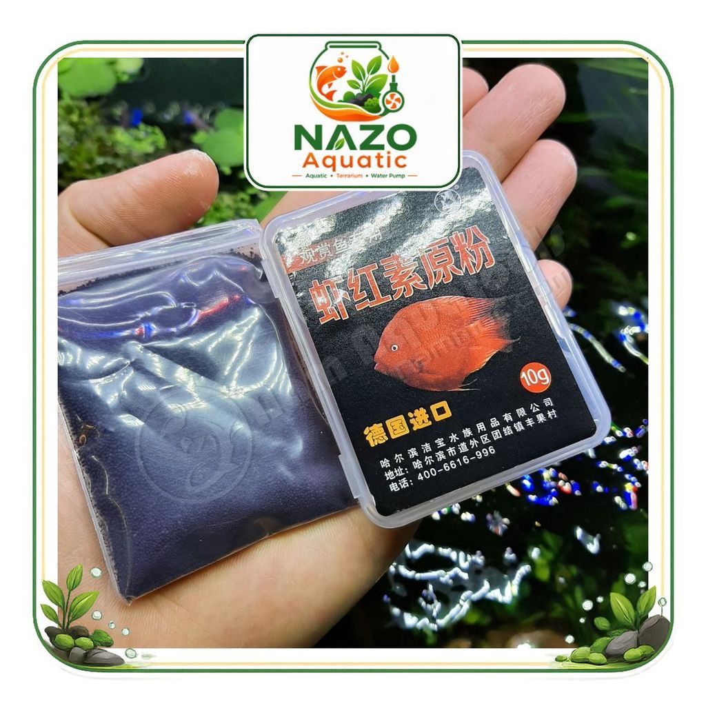 Astaxanthin Original Powder | Bột kích màu cho cá cảnh [10g] NAZO Aquatic