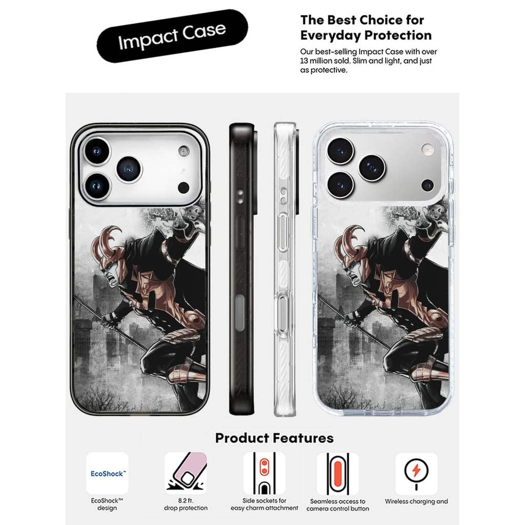 Ốp lưng Loki VS Cạnh Đen Trong Suốt Cứng Hút Từ Tính Tác Động Dành Cho Apple IPhone 14 15 16 17 Pro 