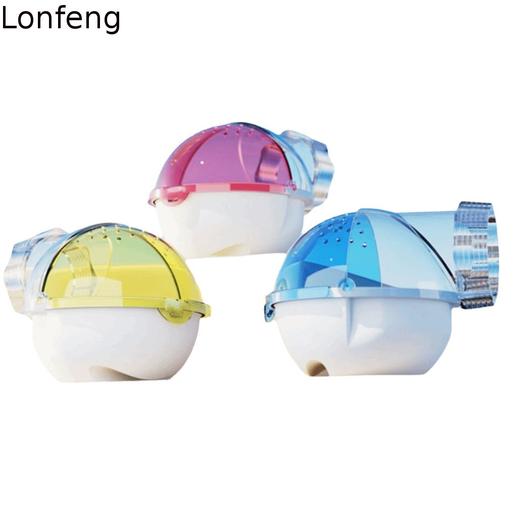 Bồn tắm Hamster LONFEPH, Đồ chơi Acrylic Nhà vệ sinh Hamster Phòng tắm, Phụ kiện thú cưng DIY chất l