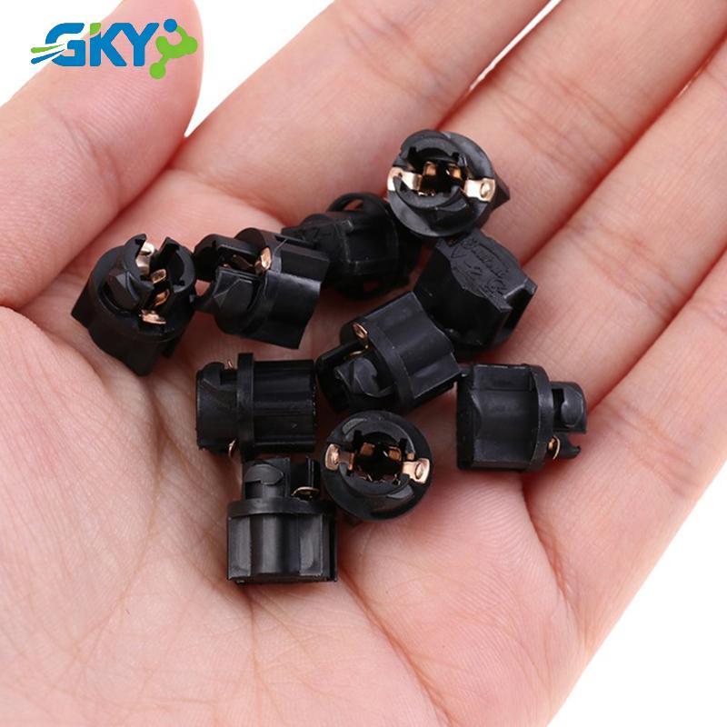 GKY 5 Chiếc Đèn Tín Hiệu T5 Led Xoắn Soet Bảng Điều Khiển Cụm Soet Giá Đỡ Đèn Đế T5 Soet Bóng Đèn Ô 