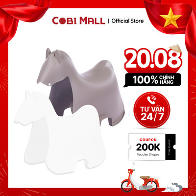 Ghế Hình Ngựa Cho Bé Nhựa Đúc Cao Cấp Chịu Lực Tốt - Cobi Home