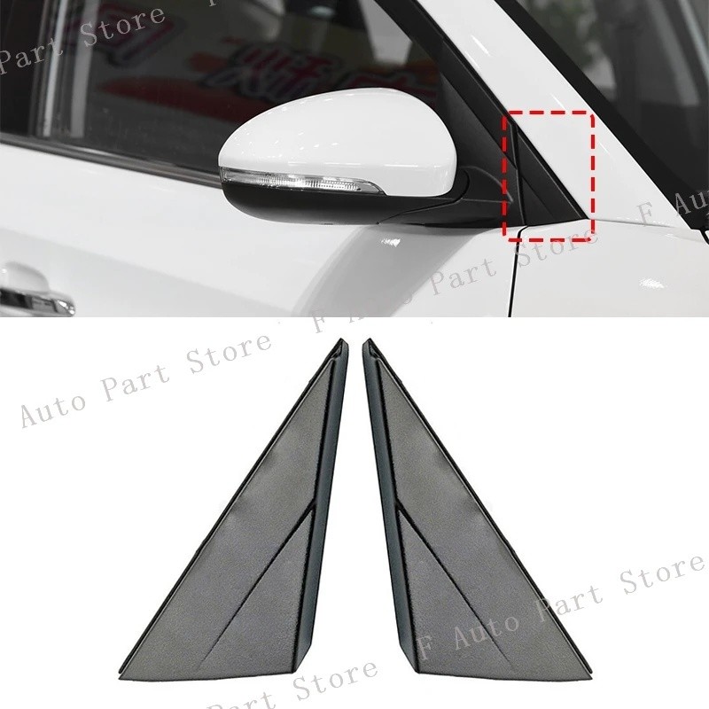1 Cặp Gương Chiếu Hậu Bên Góc Tam Giác Đúc Viền Nắp Bảng Điều Khiển Cho Xe Hyundai Tucson 2016-2020 