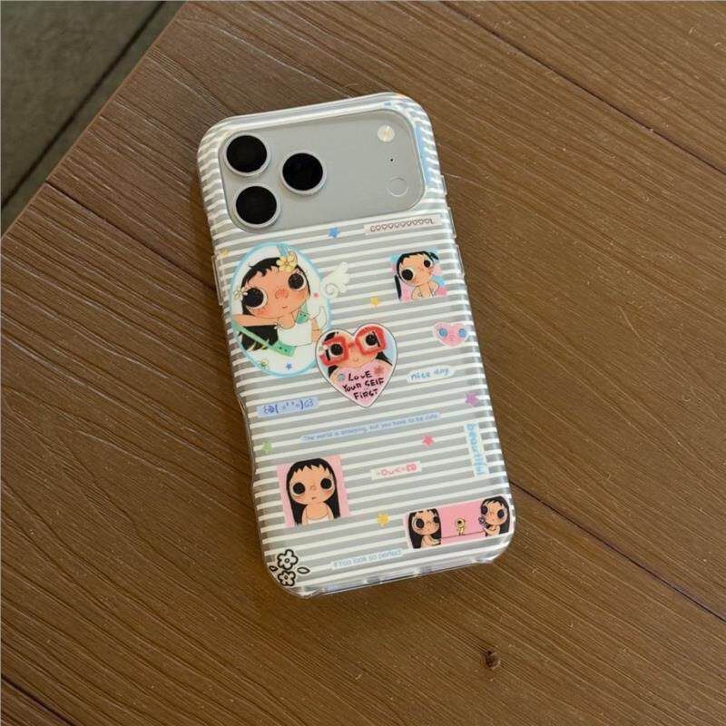 White line jade suitable for iPhone 17 Promax phone case 16/15 plus 141312pro