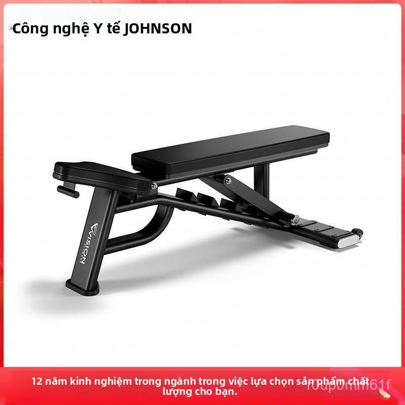 Ghế tập gym Johnson FW82/ghế chỉnh đa góc tập tạ đẩy ngực squat cho gia đình chuyên dụng