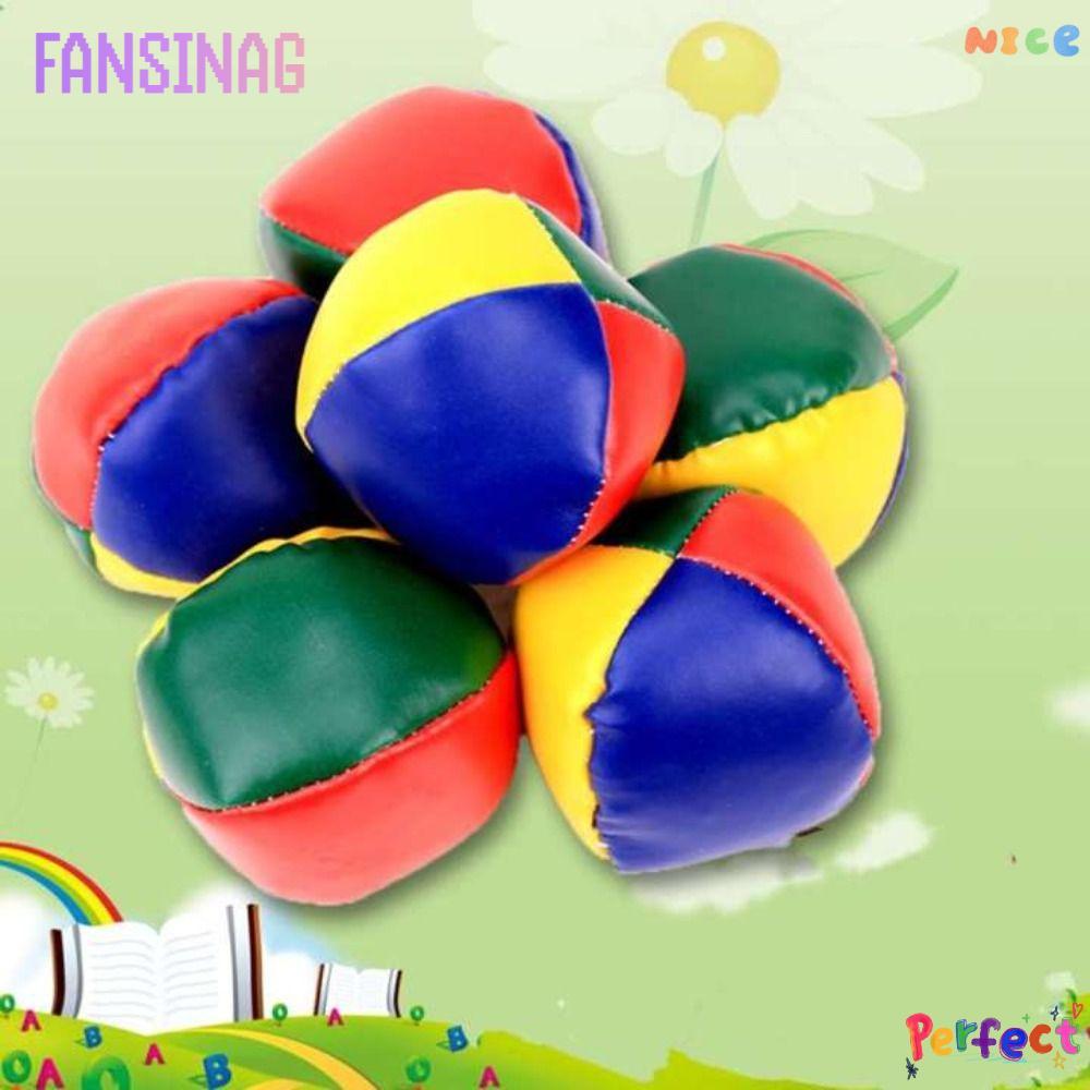 FANSINAG 3 Quả bóng Juggling Nhỏ Học cách Juggle Circus Đồ chơi trẻ em