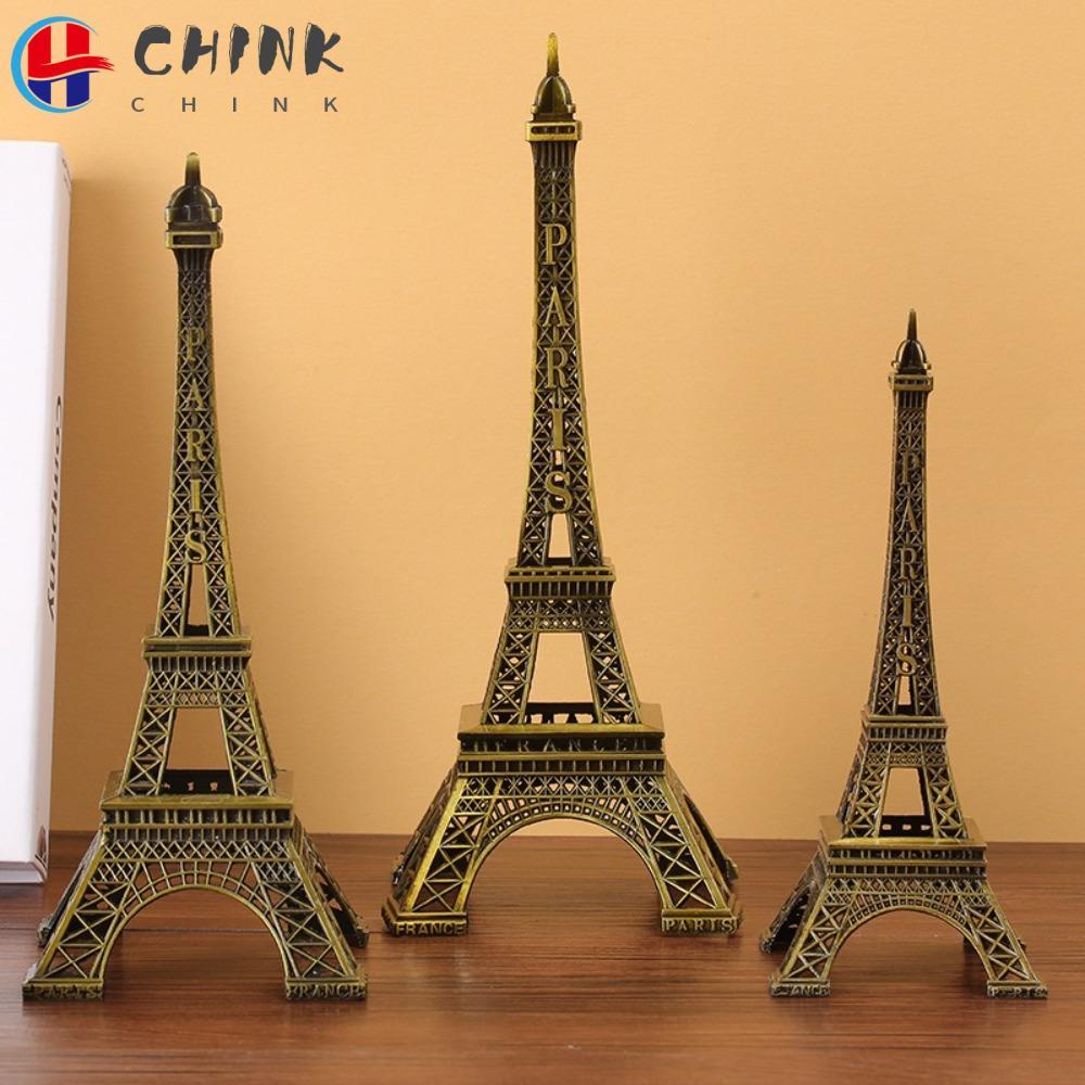Tượng Tháp Eiffel CHINK, Mô hình tháp Eiffel kim loại 7 kích cỡ, Đồng có hộp Thiết kế tinh tế Tháp E