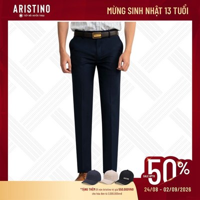 Quần âu nam ARISTINO dáng Regular fit suông nhẹ, thoải mái, chất liệu cao cấp bền màu, giữ phom - ATRR16