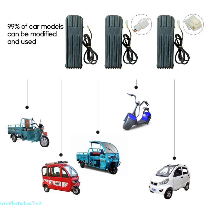 Wonderpakea3 ATV Bàn Đạp Chân Xe Máy Điện Bàn Đạp Phanh Chân ATV Chân Tăng Tốc Bền