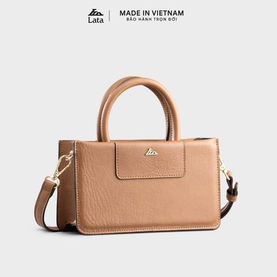 Túi Lata (Thời trang nữ dáng hộp ngang size 21 - Túi xách da TX25)