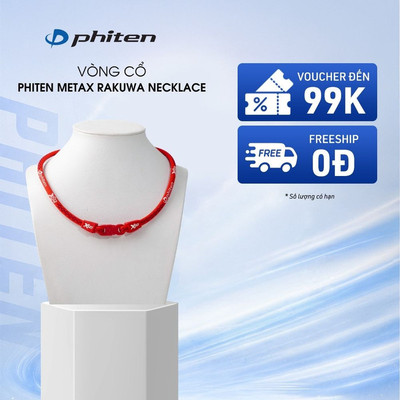 Vòng Cổ Phiten Rakuwa Necklace X50 Hỗ Trợ Cân Bằng Cơ Thể Chăm Sóc Sức Khỏe Phong Cách Thời Trang