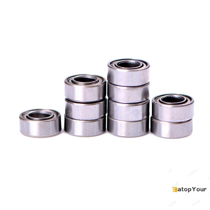 EatopYour 10 chiếc MR105ZZ L-1050 MR105 Vòng bi rãnh sâu 5x10x4 mm thu nhỏMR105ZZ Vòng bi ABEC-1 mới