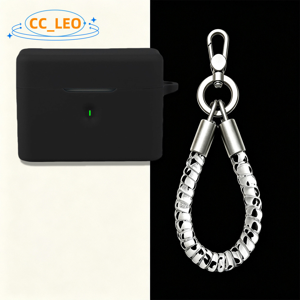 Suitable for MOONDROP Golden Ages 2 Case Soft Silicone Case with Elastic Lanyard Shockproof Protecti