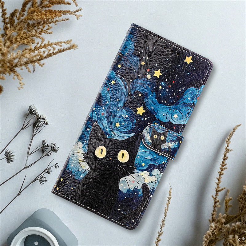 Ốp Ví Cho Realme 16 Pro + 15 15T 14 14T 13 Pro Plus P4 Power P4x GT8 7 C85 Pro C83 Ốp Lưng Hibiscus 