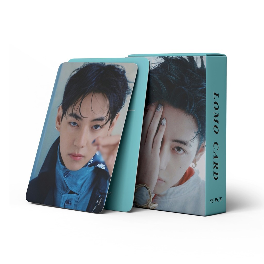 Hàng sẵn có 55 tờ Kim Tae Hyung Photocard Bulletproof V Magazine Thẻ Laser Star KPOP Hàng hóa Thẻ LO