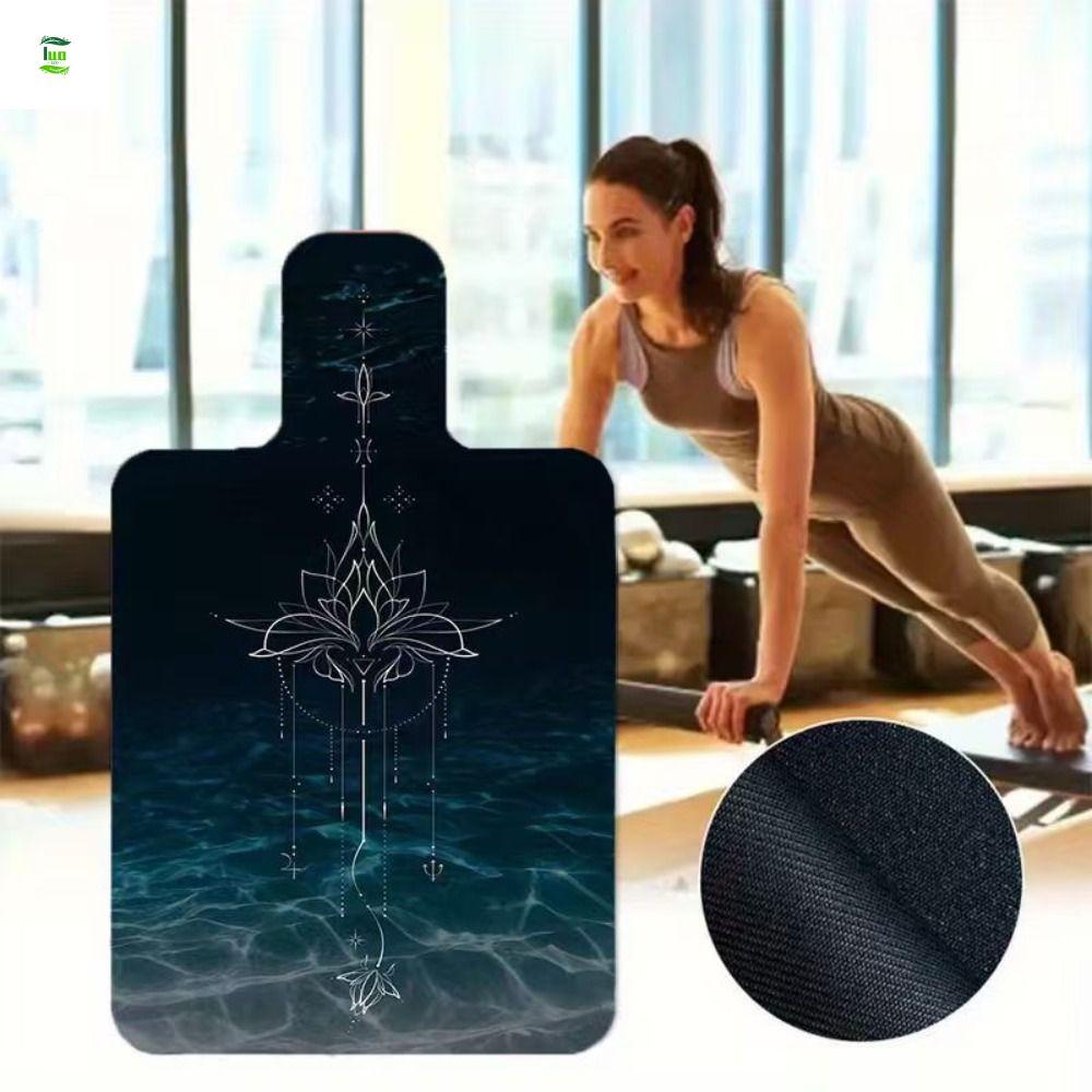 Thảm cải cách Pilates LUOLVTH, Thảm Pilates siêu mỏng lông cừu, Máy cải cách Pilates thấm hút chống 