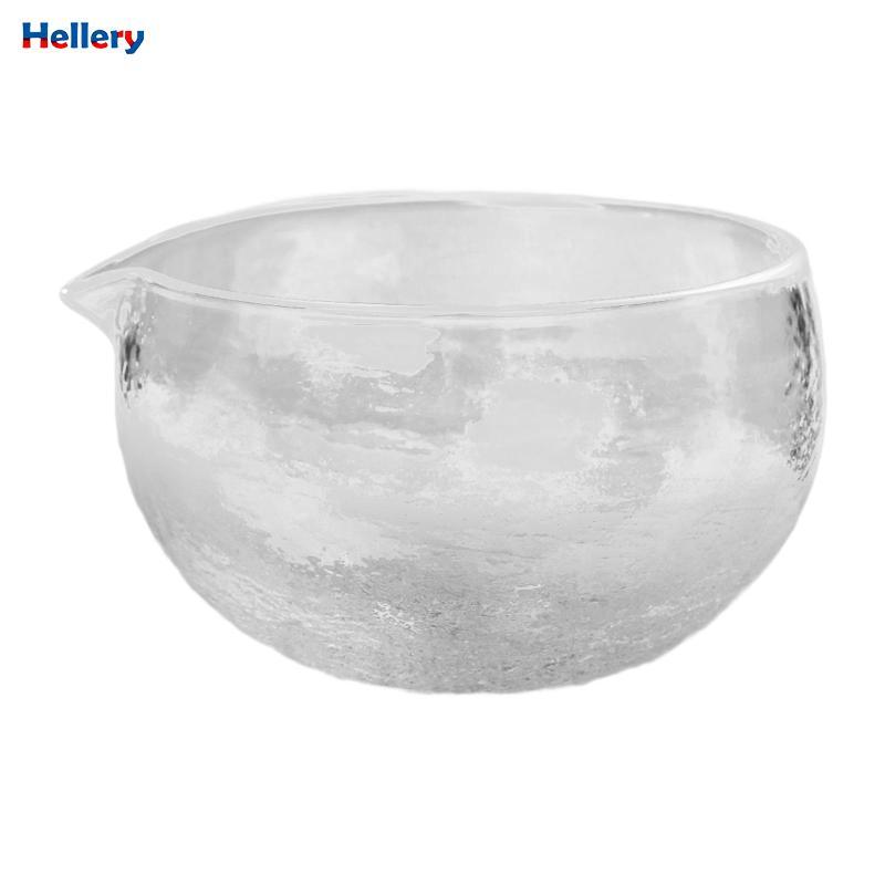 Bát Matcha thủy tinh Lễ Matcha Chawan có vòi Quà tặng Nhật Bản Trà xanh chịu nhiệt Chawan cho bữa ti