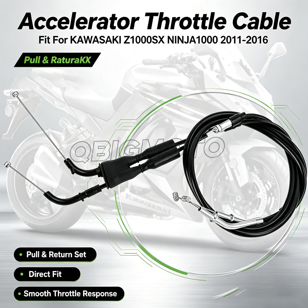 Dây cáp dầu ga xe máy cho KAWASAKI Z1000SX Z1000 SX NINJA1000 NINJA 1000 2011 2012 2013 2014 2015 20