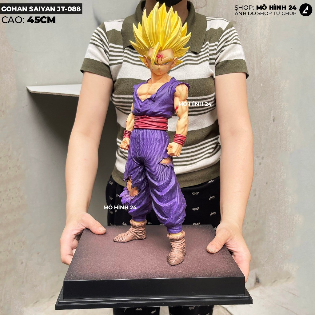 Mô hình Son Gohan Saiyan JT-088 cao 45cm đồ chơi chính hãng Jt studio gohan ssj2 super saiyan 2 .