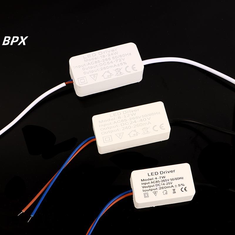 BPX 1PC 1-3W 3-5W 4-7W 8-12W12-18W 18-24W LED Driver Light Transformer Bộ chuyển đổi nguồn điện khôn
