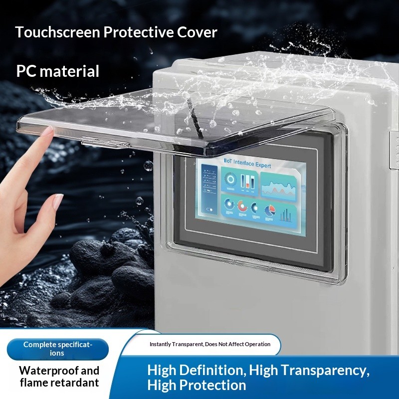 Mặt bảo vệ màn hình Trong suốt Touch Screen HMI Protective Cover 7 10-Inch PC High Transparent and D