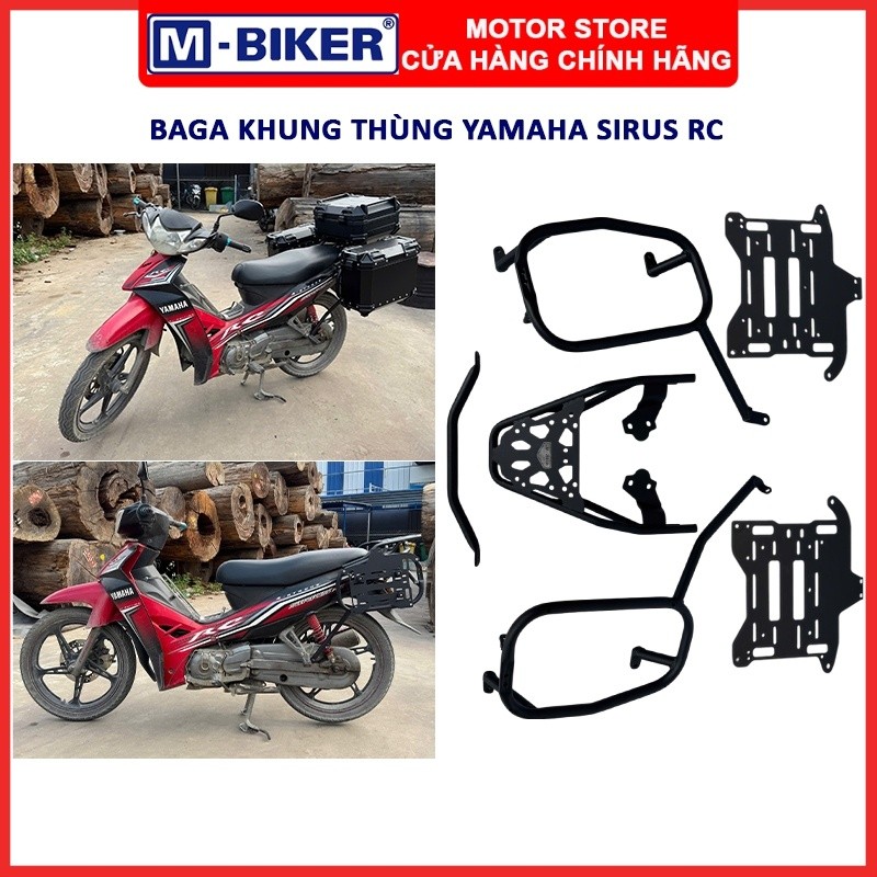 Baga Sirius RC, Baga sau gắn thùng Sirius, Khung treo thùng hông dành cho Yamaha Sirius RC