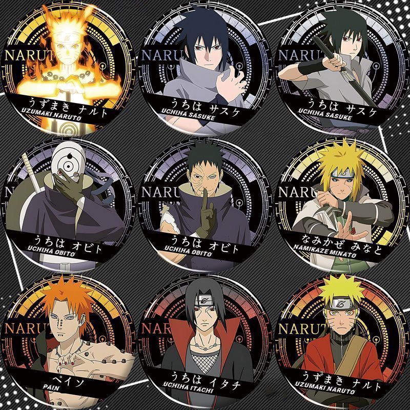 Naruto Thanh Itachi Sasuke Naruto Bandidala Với Đất Full Bộ Thung lũng Đau Túi Mặt Dây Chuyền Huy Hi