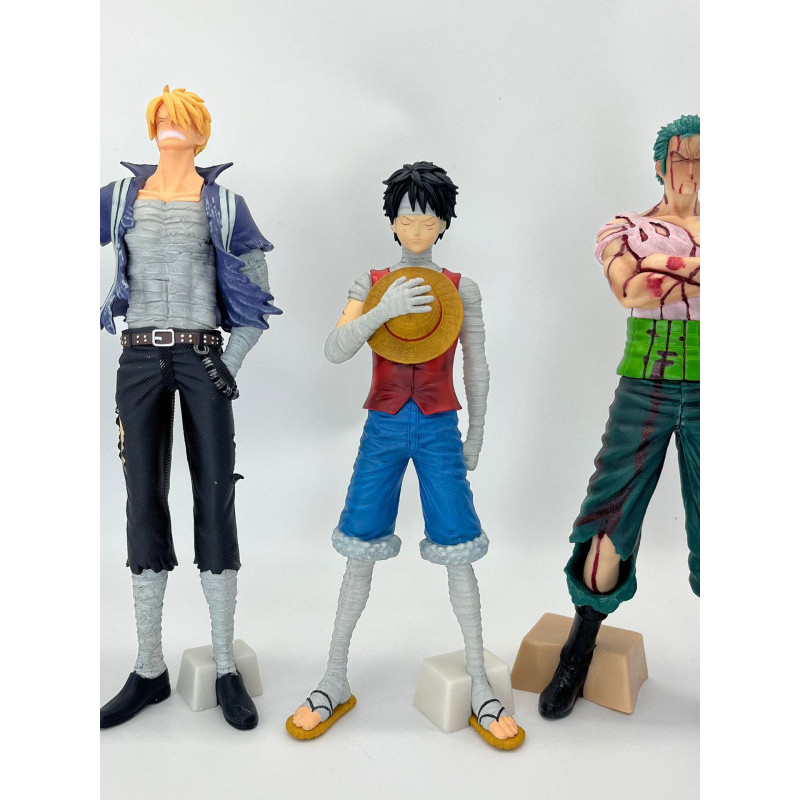 One Piece Hàng Hóa 3D2Y Im Lặng Luffy Hình Tắm Máu Sauron Bầu Trời Đảo Yamaji Mẫu Mũ Rơm Nhóm Mẫu Đồ