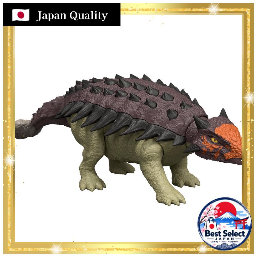 Mattel Jurassic World (JURASSIC WORLD) Hành động nhân vật Gầm Ankylosaurus Đồ chơi khủng long cho tr