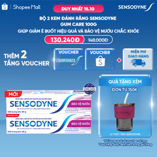 Bộ 2 Kem đánh răng SENSODYNE Gum Care 100g giúp giảm ê buốt và bảo vệ nướu chắc khỏe