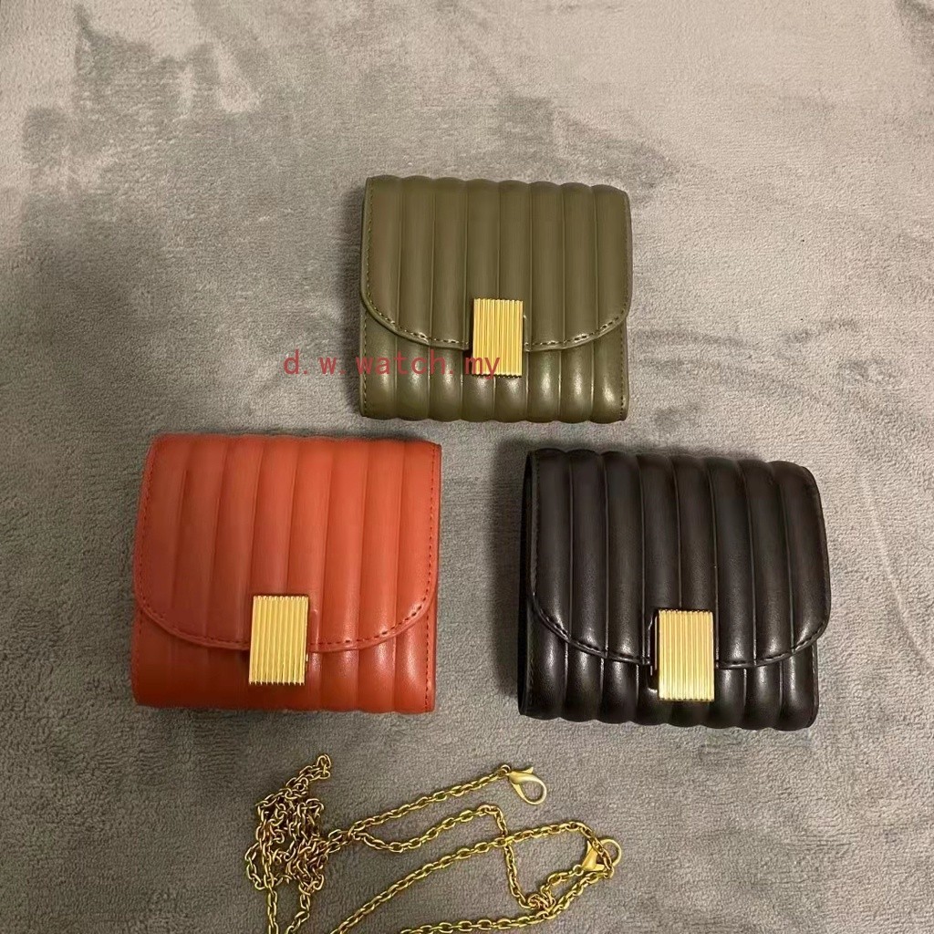 SC2 [Hàng có sẵn] Túi đeo chéo xích Charles và Keith CK6-10770521 Ví đựng túi đeo Mini nữ